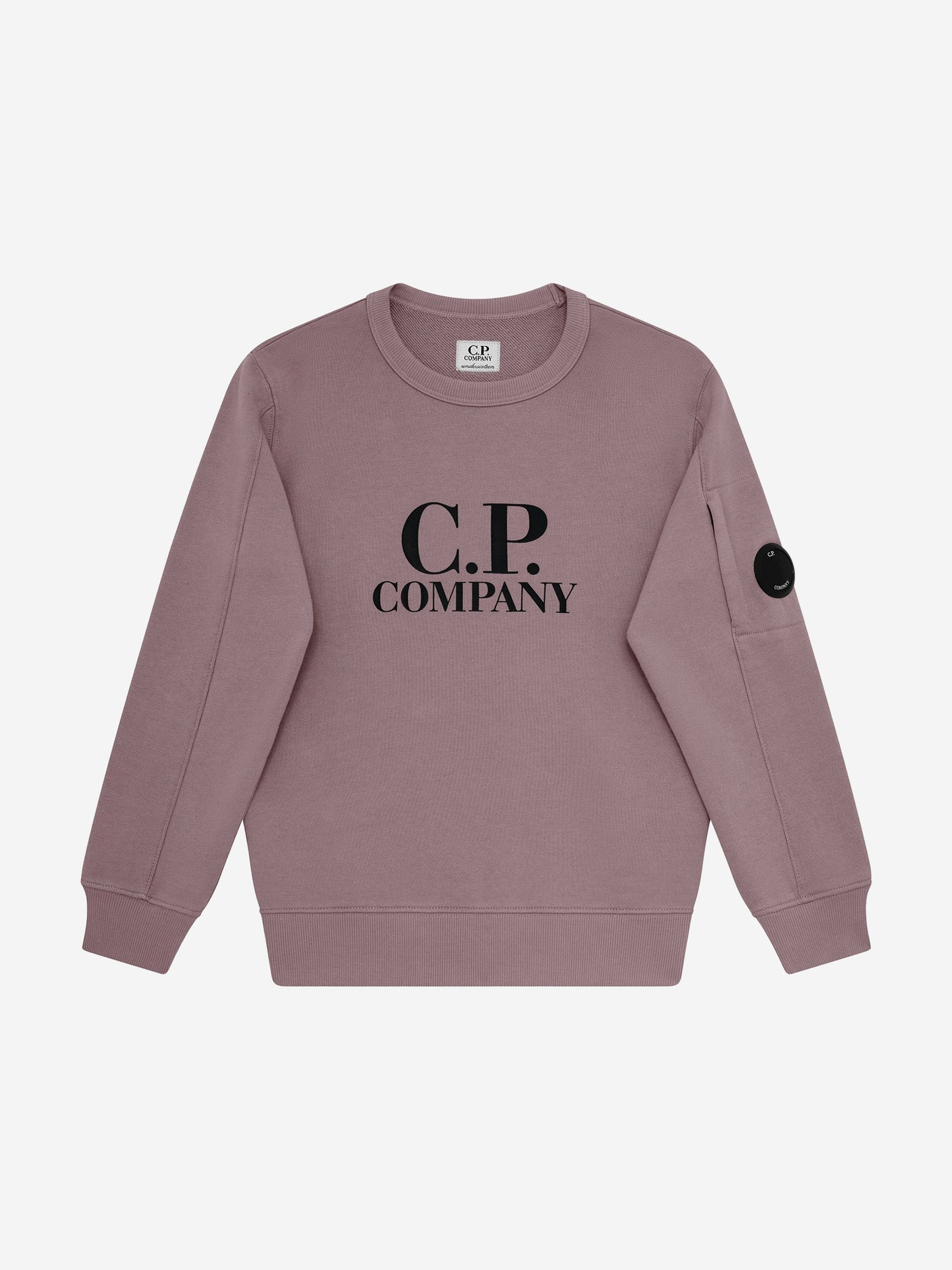 CP Company 男孩紫色徽标运动衫