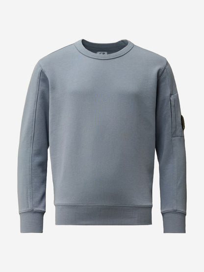 CP Company 男孩灰色徽标运动衫