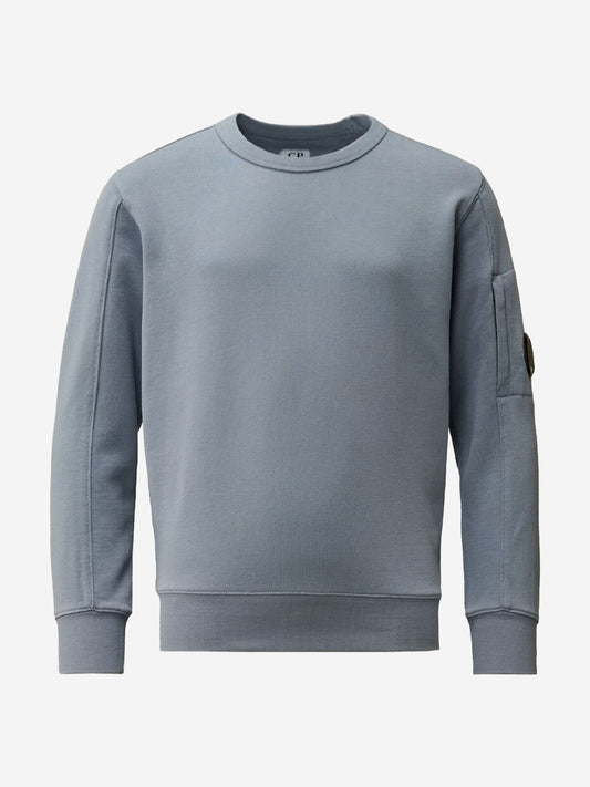 CP Company 男孩灰色徽标运动衫