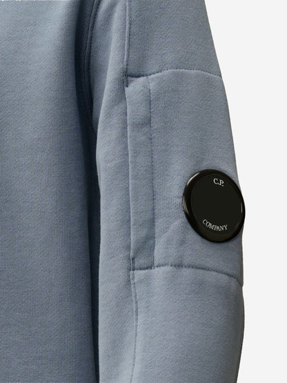 CP Company 男孩灰色徽标运动衫