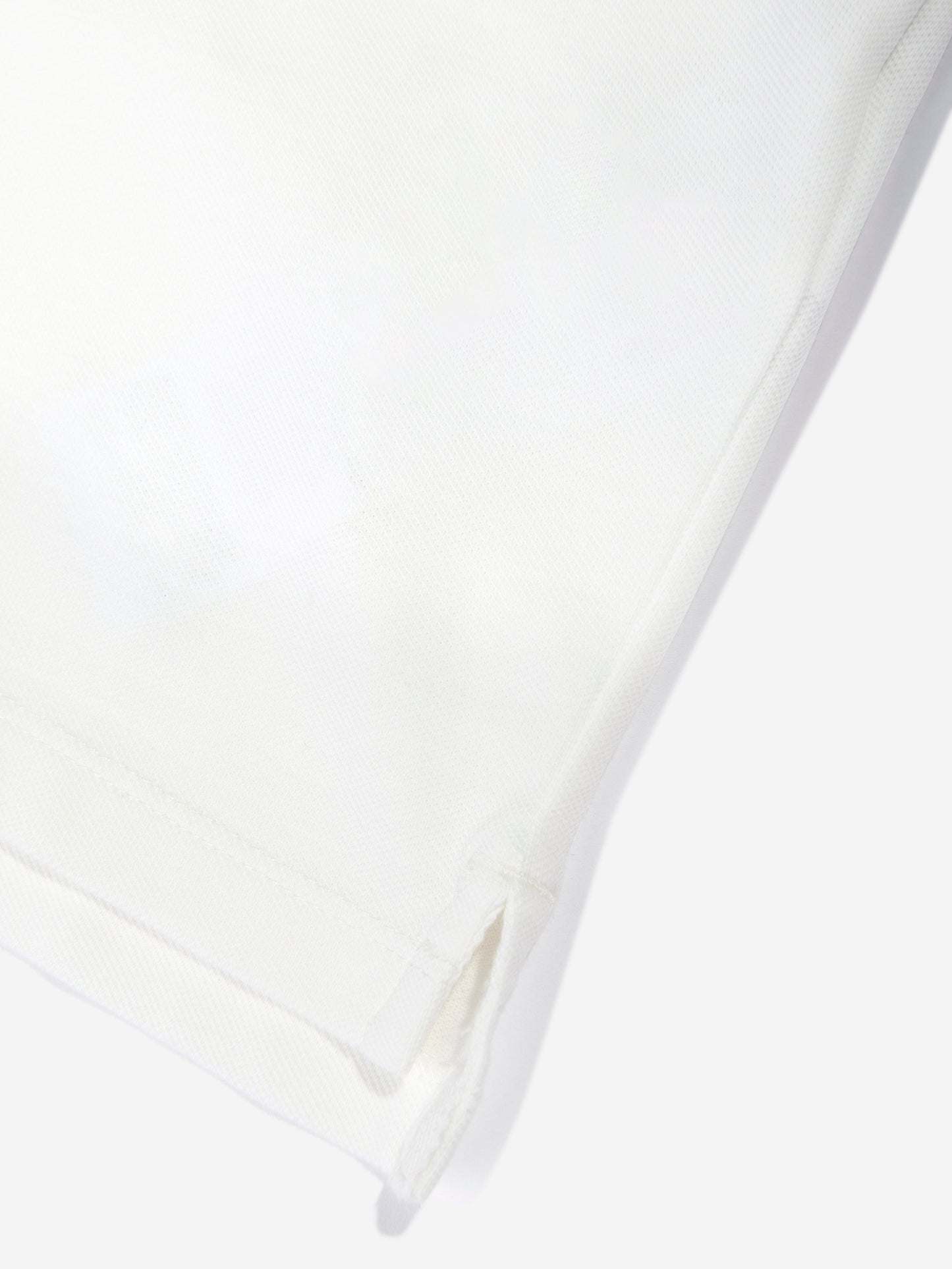 CP Company 男孩象牙色徽标 Polo 衫