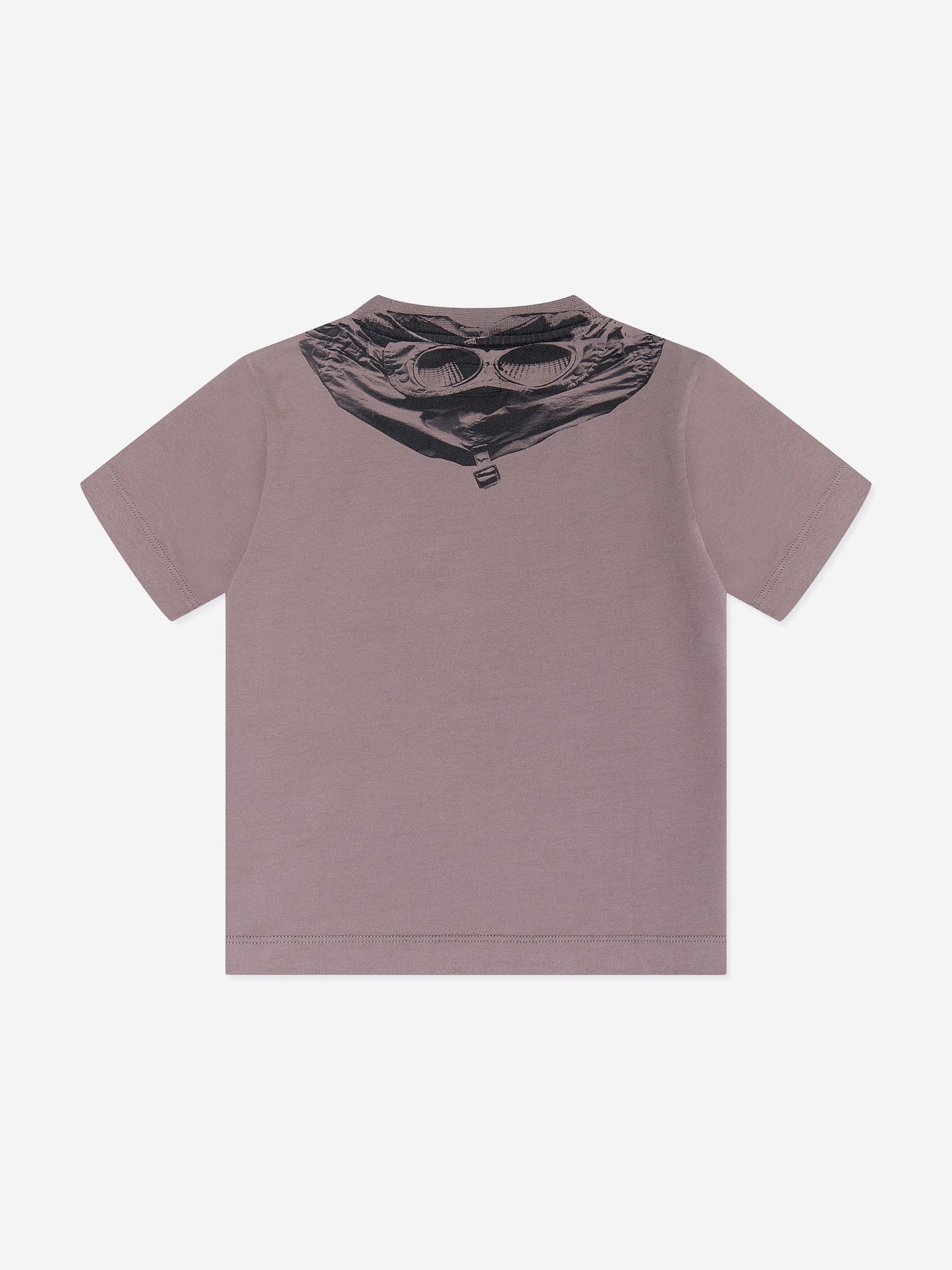 CP Company 男孩紫色徽标 T 恤