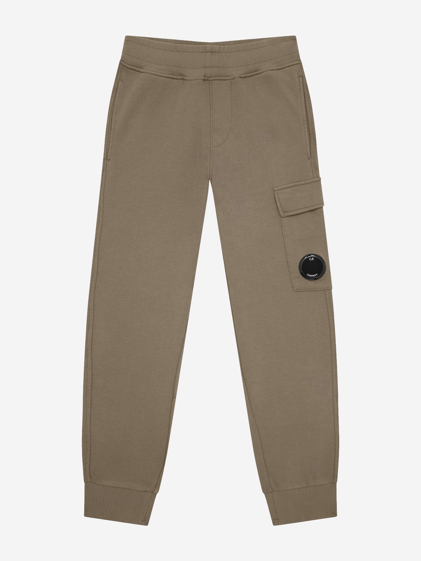 CP Company 男童棕色工装慢跑裤