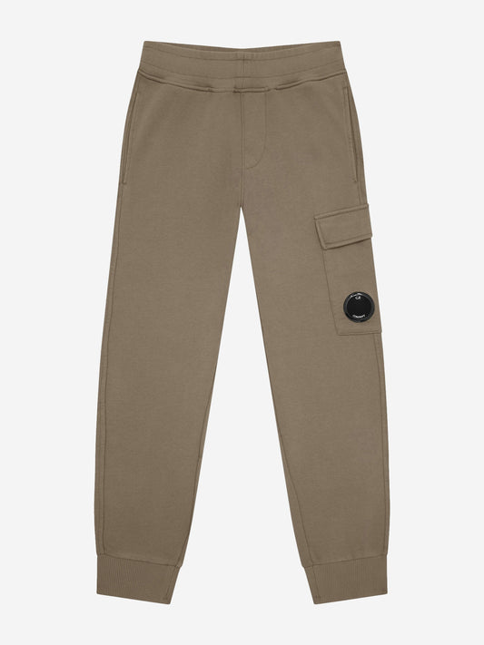 CP Company 男童棕色工装慢跑裤