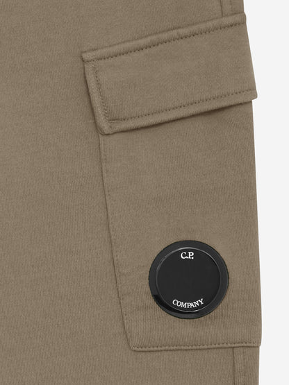 CP Company 男童棕色工装慢跑裤