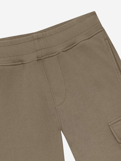 CP Company 男童棕色工装慢跑裤
