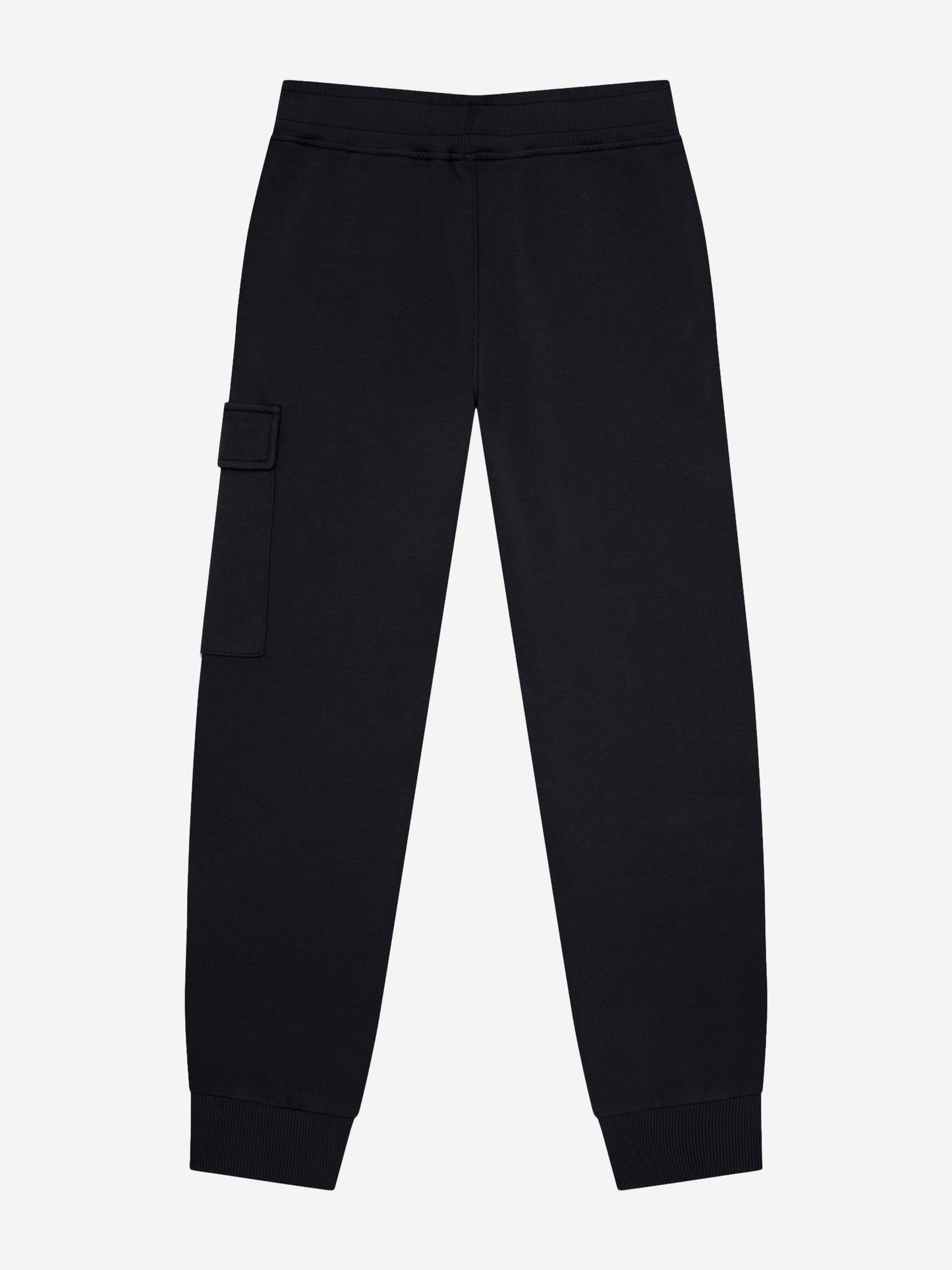 CP Company 男童黑色工装慢跑裤