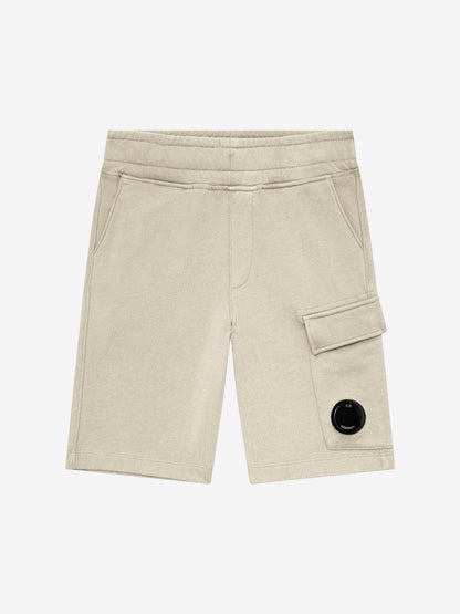 CP Company 男童绿色工装短裤