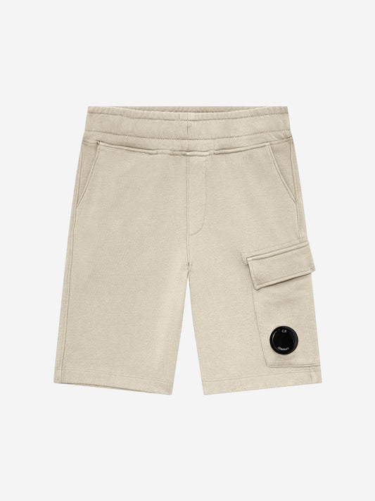 CP Company 男童绿色工装短裤