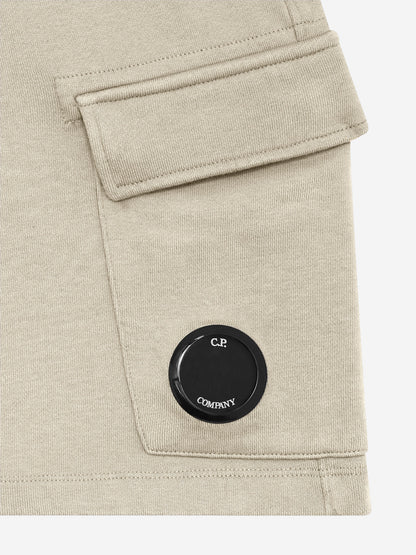 CP Company 男童绿色工装短裤