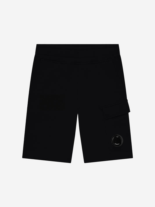 CP Company 男童黑色工装短裤
