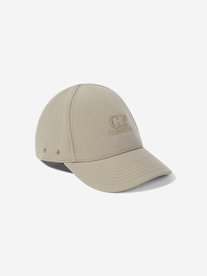 CP Company 男童棕色徽标帽