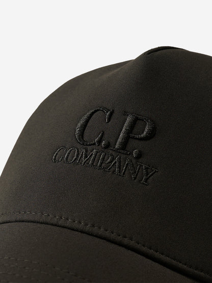 CP Company 男童黑色徽标帽