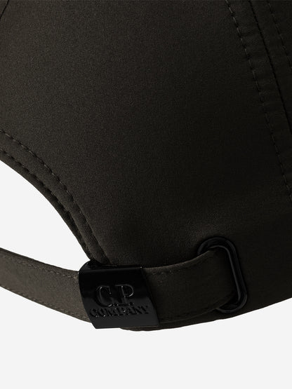 CP Company 男童黑色徽标帽