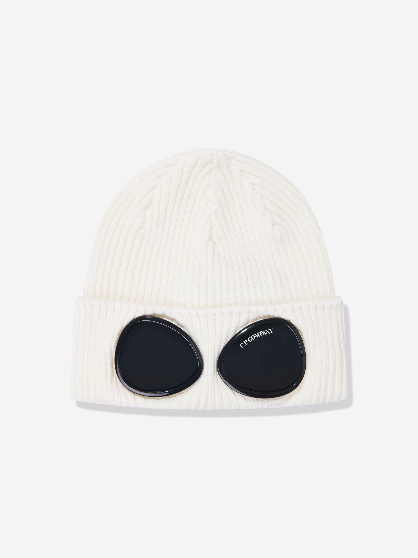 CP Company 男童象牙色护目镜便帽