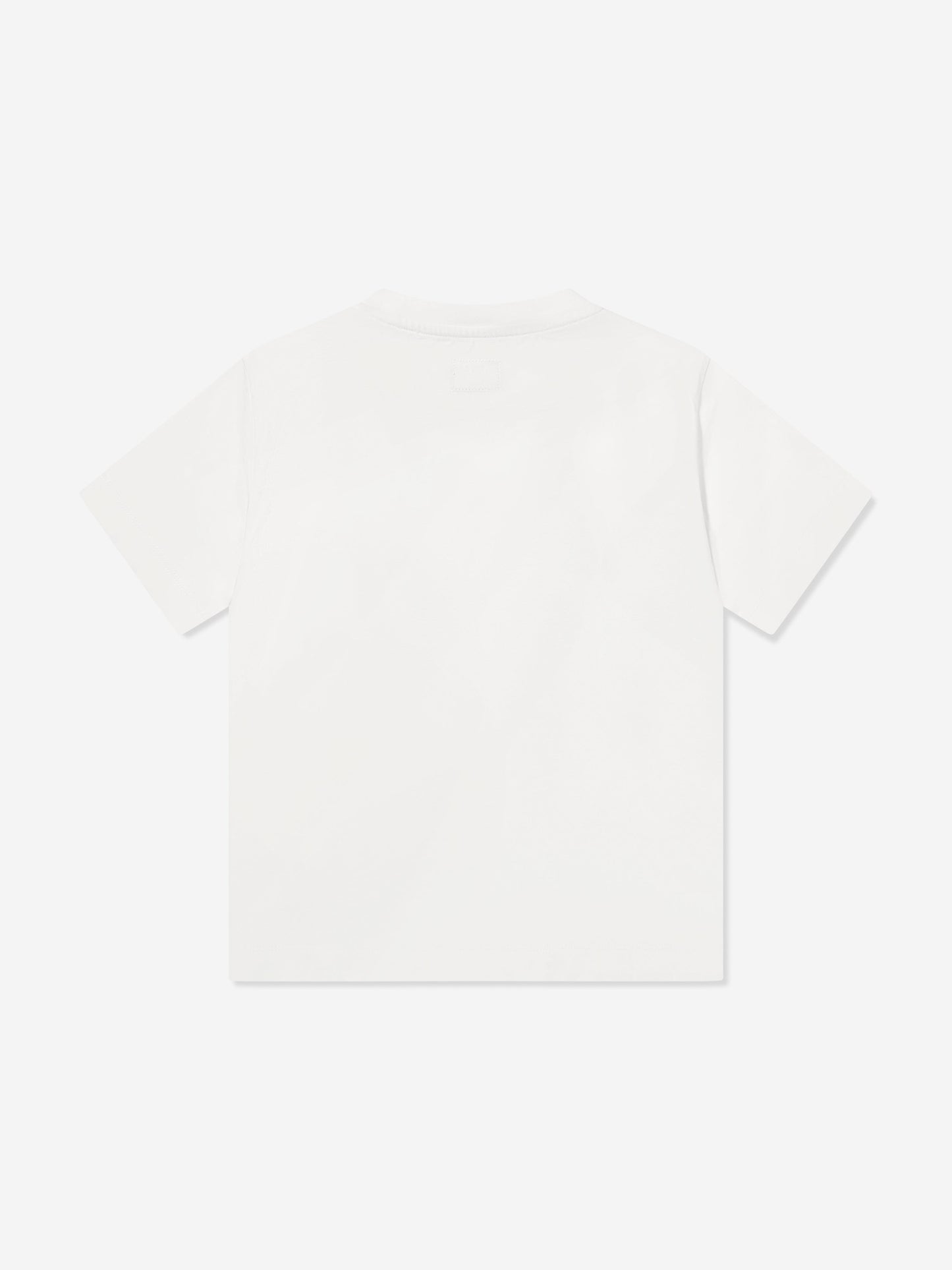 CP Company 男孩象牙色徽标 T 恤
