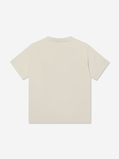 CP Company 男孩绿色徽标 T 恤