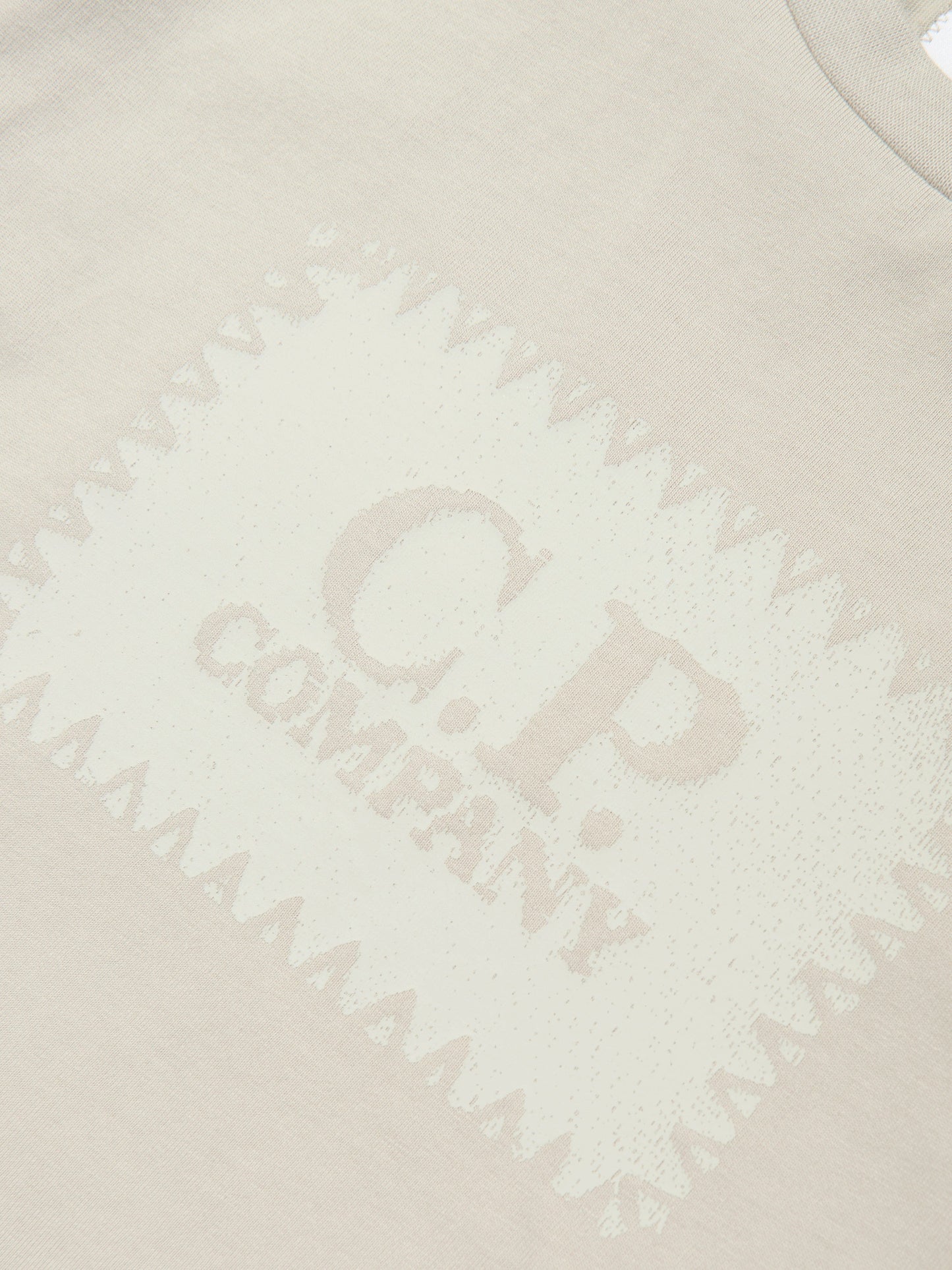 CP Company 男孩绿色徽标 T 恤
