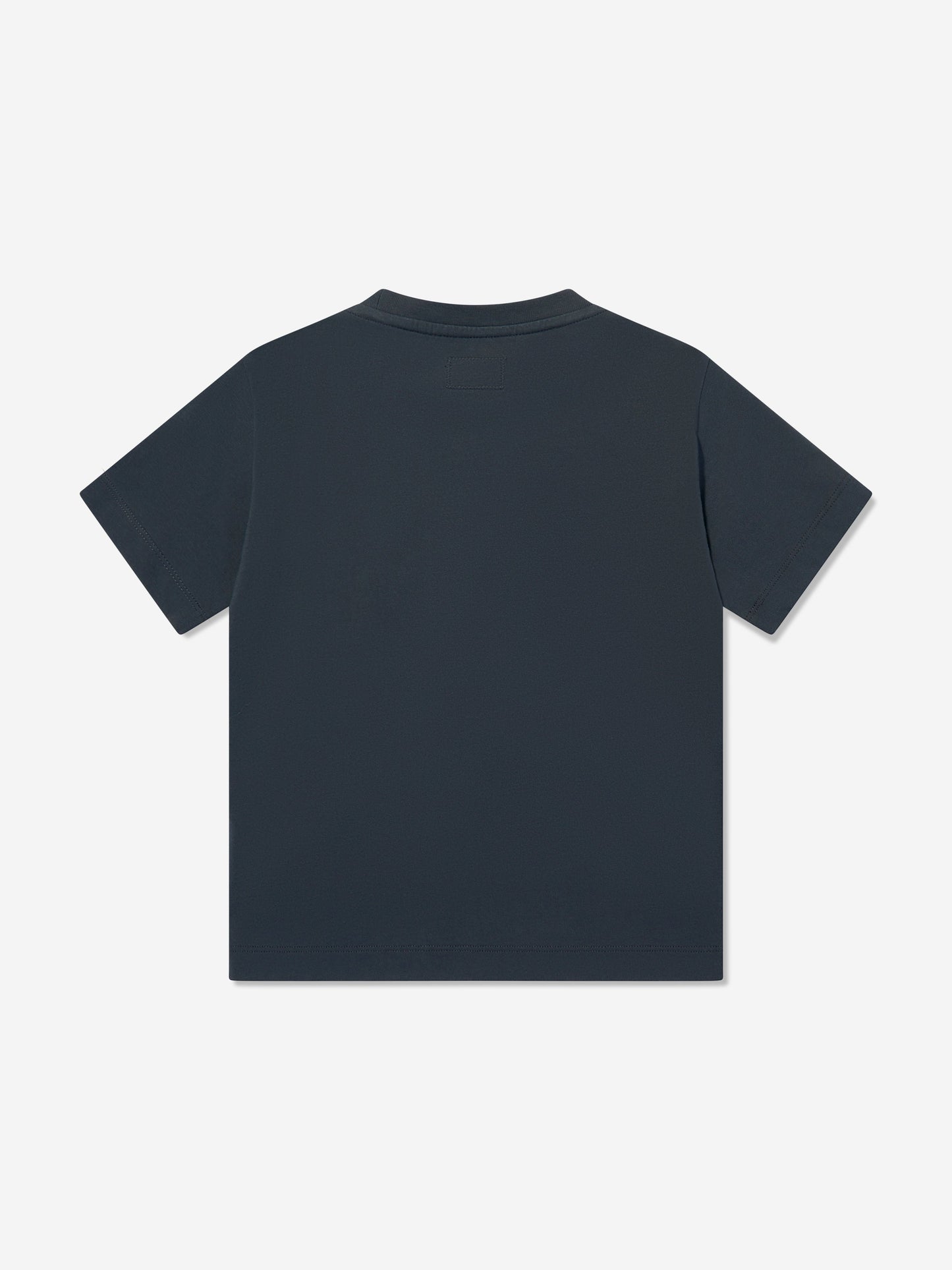 CP Company 男童海军蓝徽标 T 恤