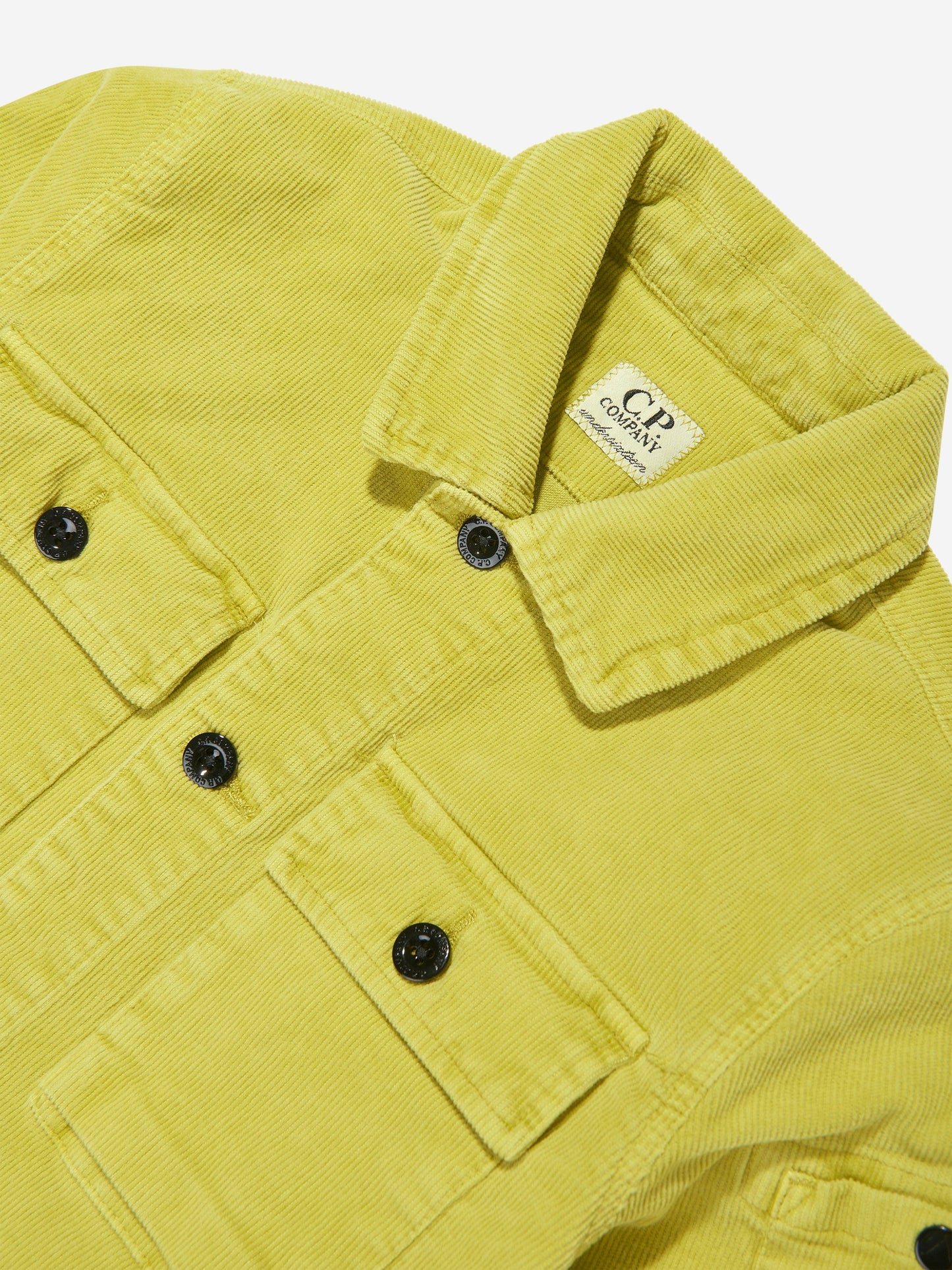 CP Company 男孩品牌绿色衬衫