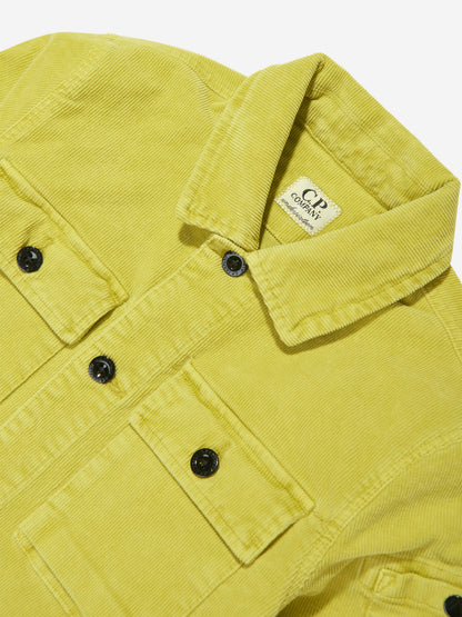 CP Company 男孩品牌绿色衬衫
