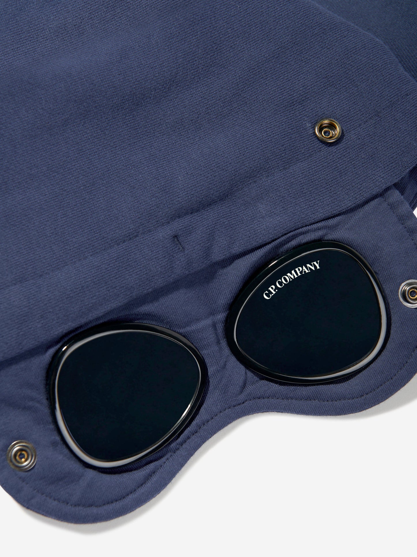 CP Company 男童海军蓝徽标连帽衫