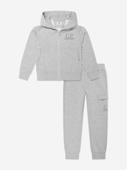 CP Company 男童灰色徽标运动服