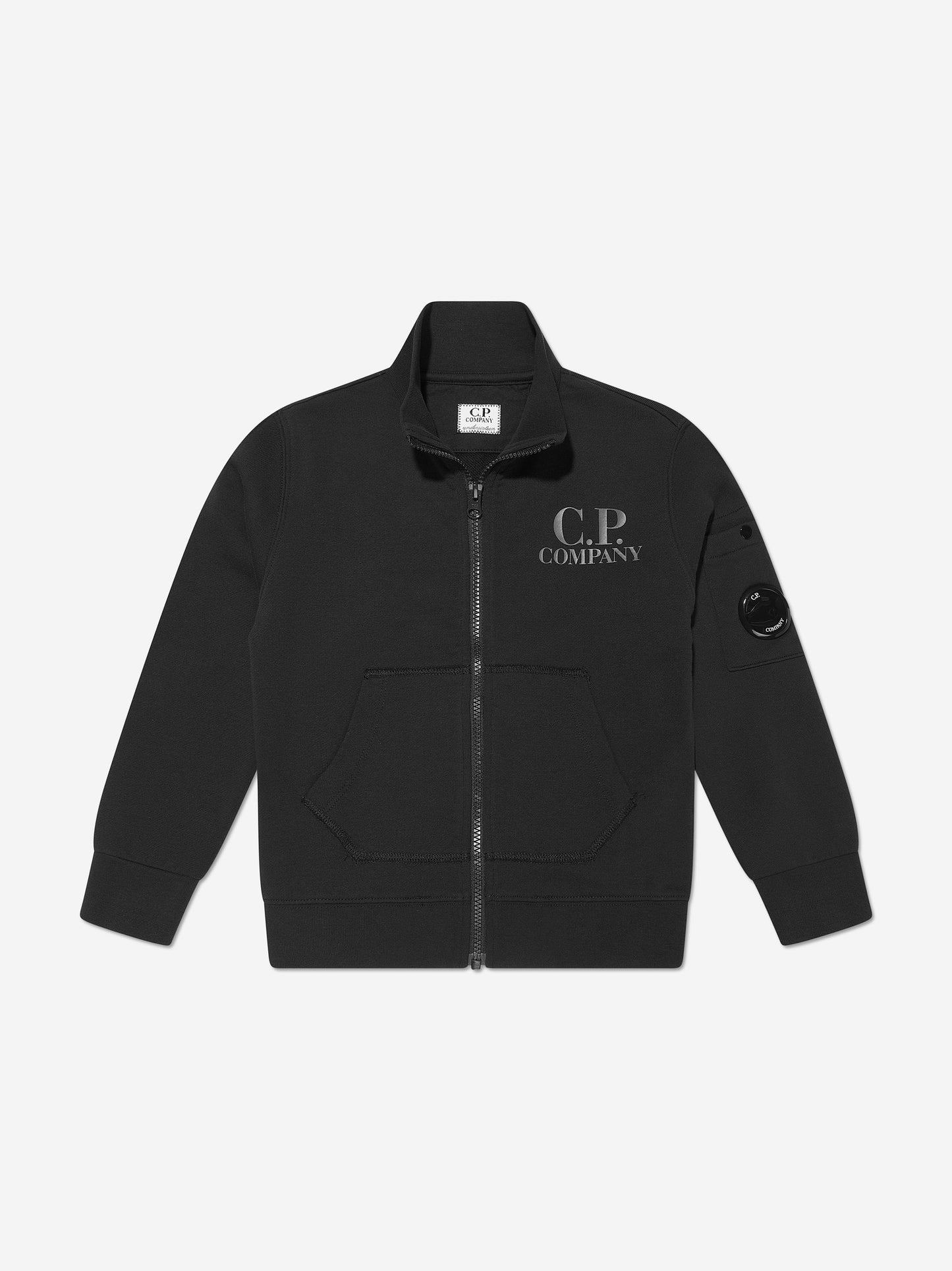 CP Company 男童黑色徽标运动服