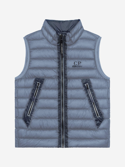 CP Company 男童灰色加垫马甲