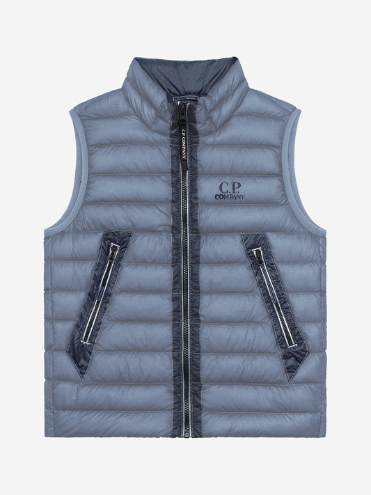 CP Company 男童灰色加垫马甲