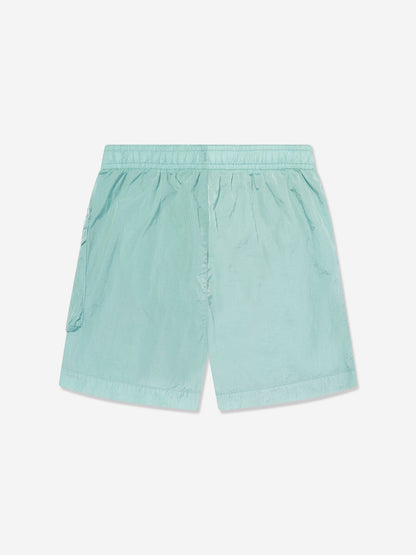 Boys Lens Pocket Swim Shorts in Green