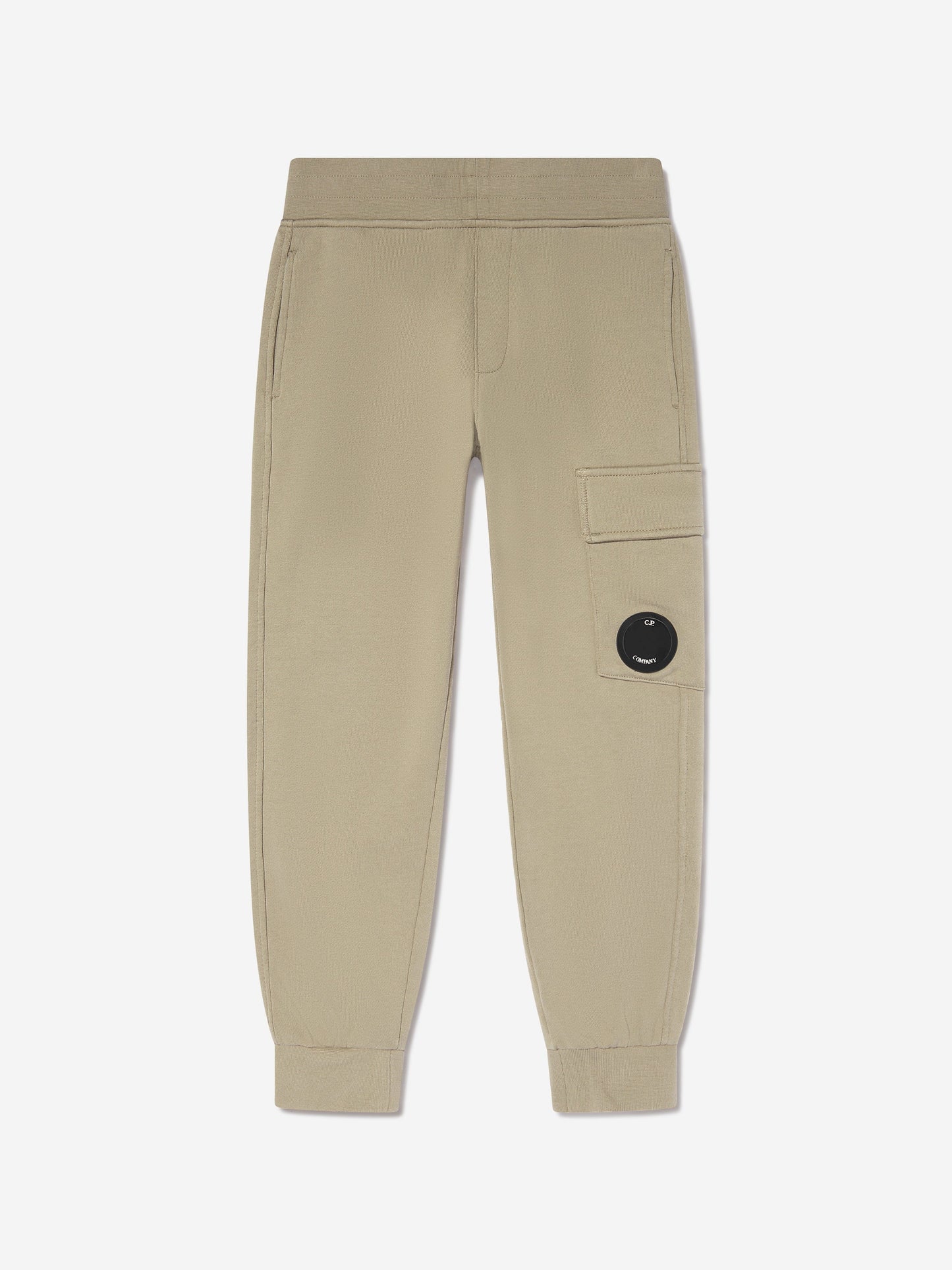 Boys Lens Pocket Joggers in Beige