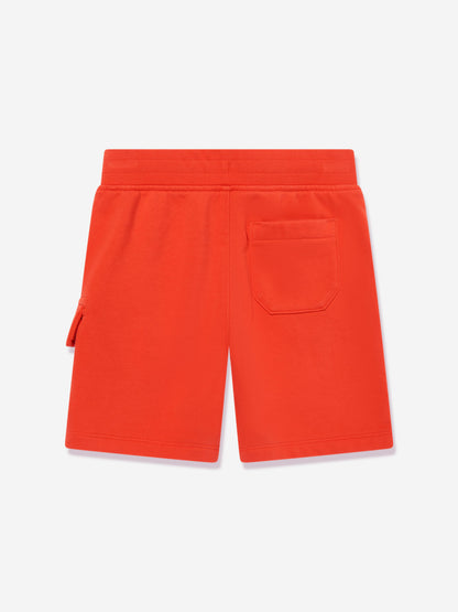 Boys Lens Pocket Shorts in Orange