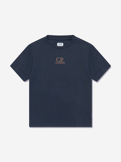 Boys Logo Short Set in Navy