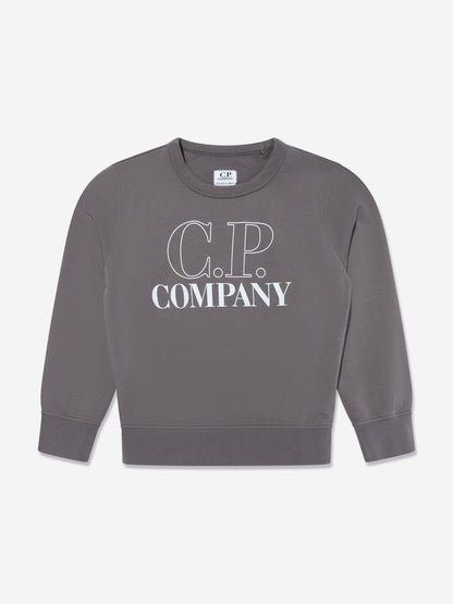 Boys Logo Tracksuit in Grey