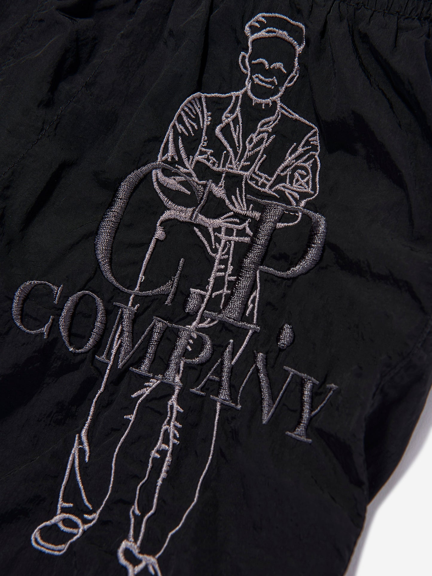 Boys Logo Swim Shorts in Black
