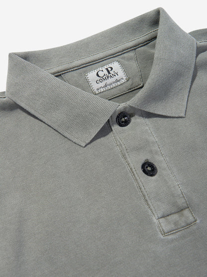 Boys Logo Polo Shirt in Green