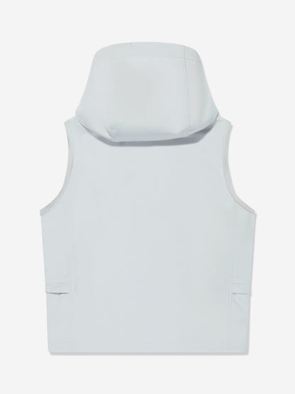 Boys Hooded Gilet in Grey
