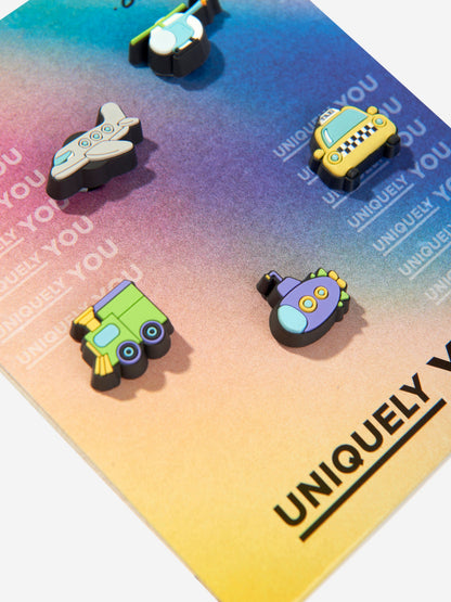 Crocs 儿童 Tiny Vehicles Jibbitz™ 饰物 5 件装（多色）