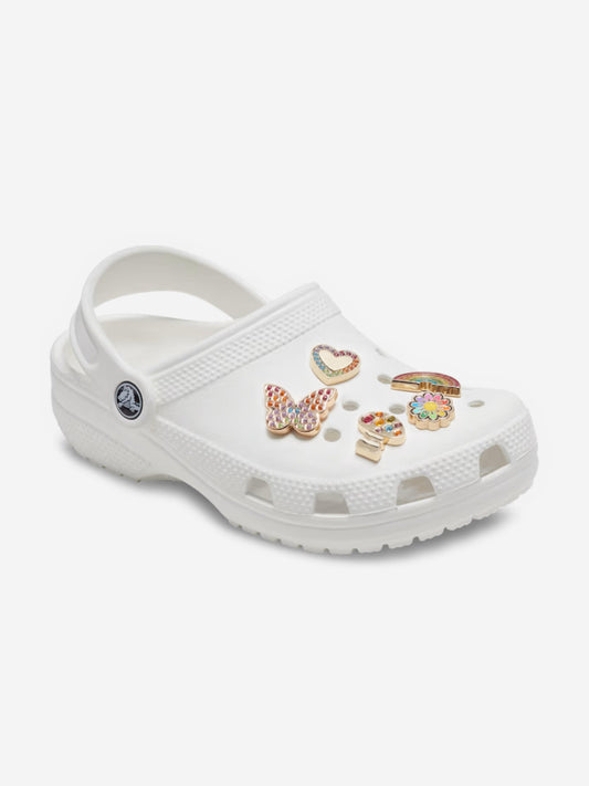 Crocs 女童彩虹节 Jibbitz™ 饰物 5 件装（多色）
