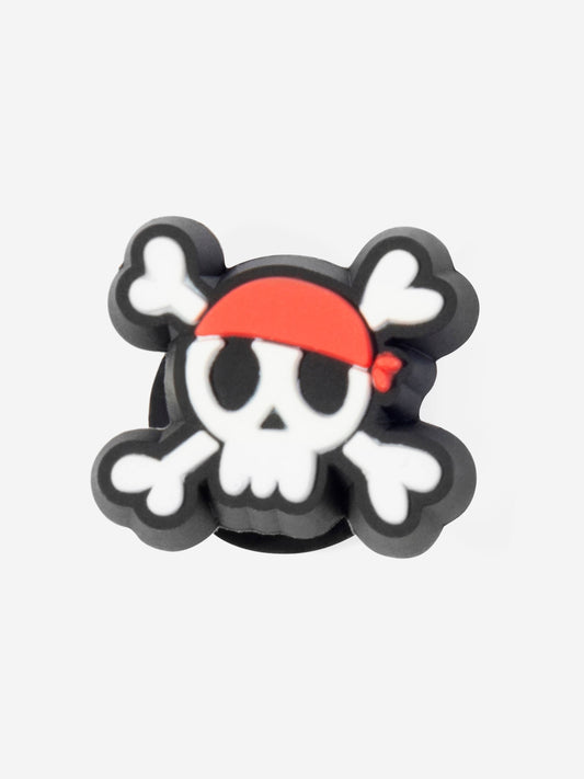 Crocs Kids Tiny Pirate Skull Jibbitz™ 饰品（白色）