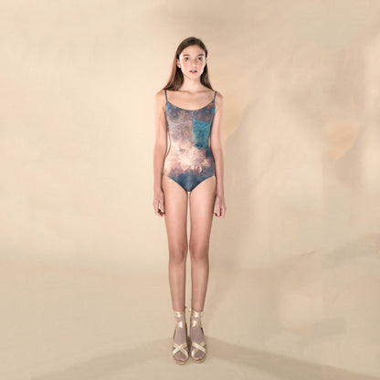 女士彩色芭蕾舞连体衣