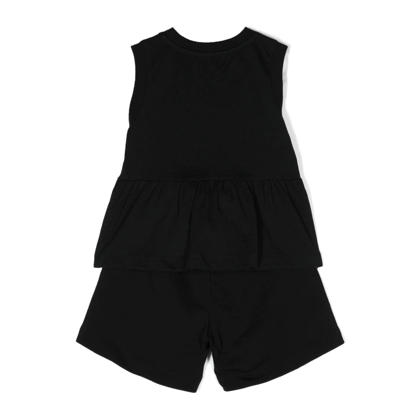 女童黑色Logo棉套装