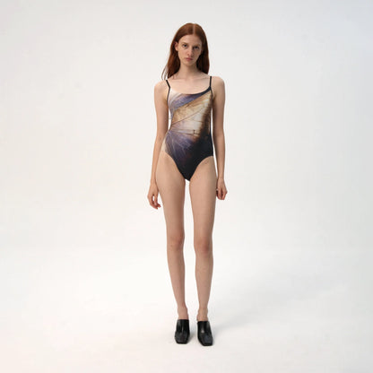 女士金色芭蕾舞连体衣(R9_26.3/Caligo - Camisole)