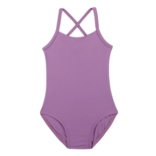 女童紫色芭蕾舞连体衣