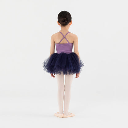 女童紫色芭蕾舞连体衣