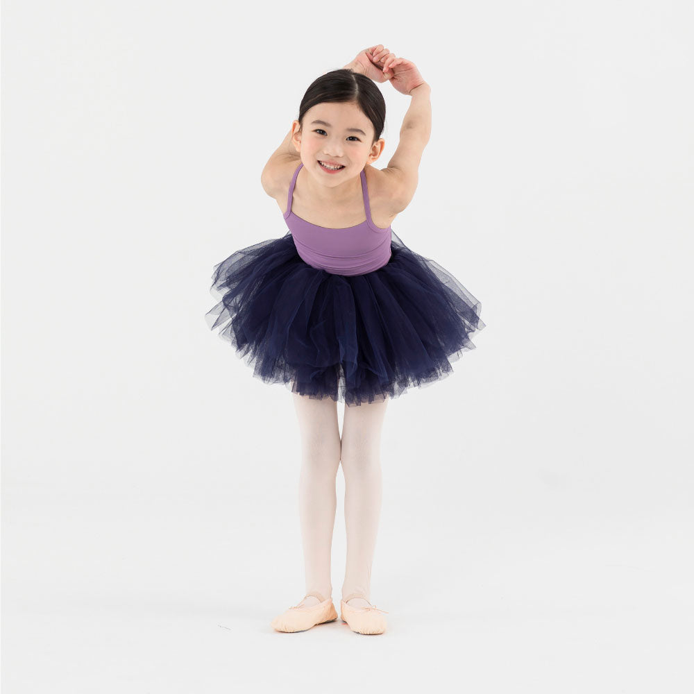 女童紫色芭蕾舞连体衣