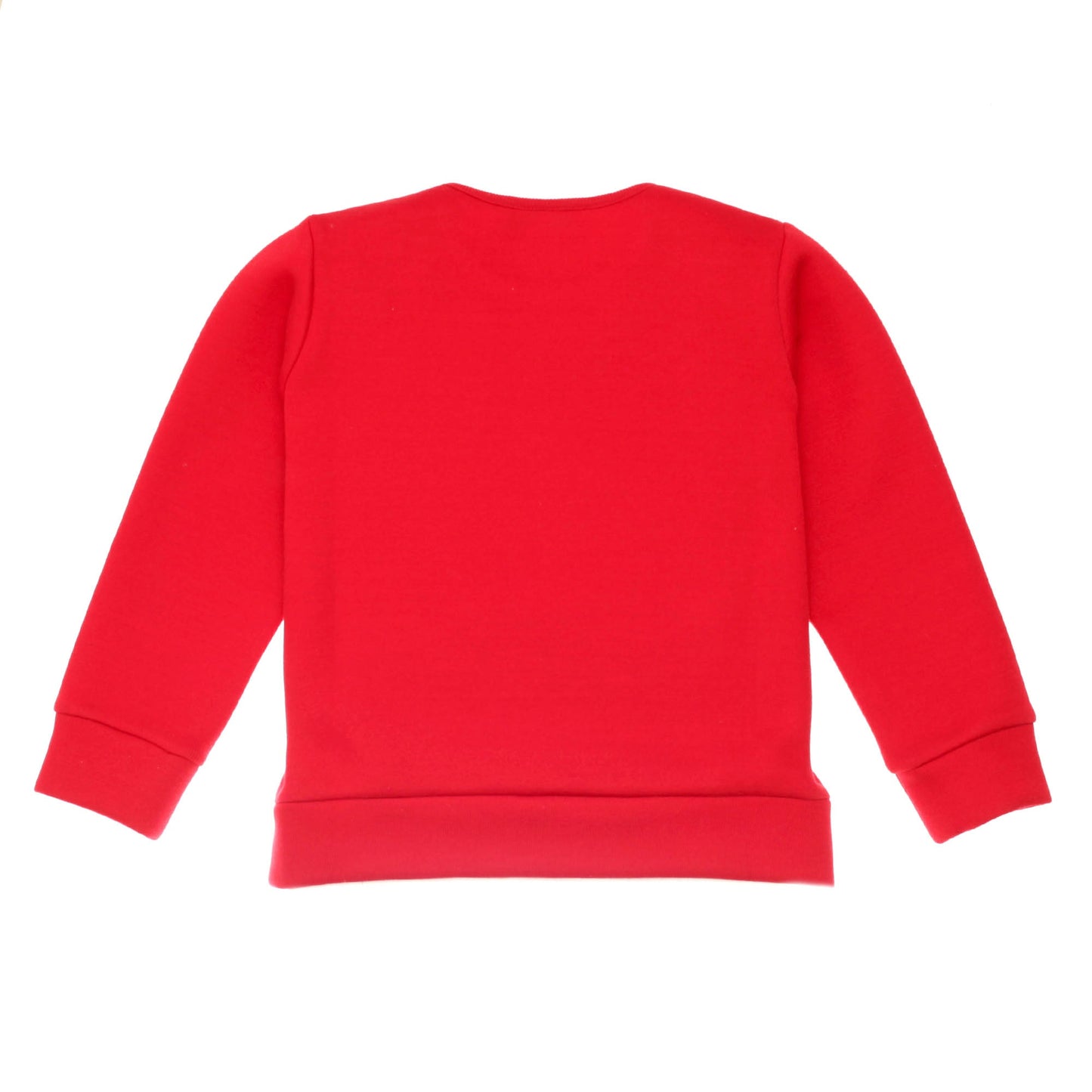 Baby Red Bunny Printed Trims Sweatshirt