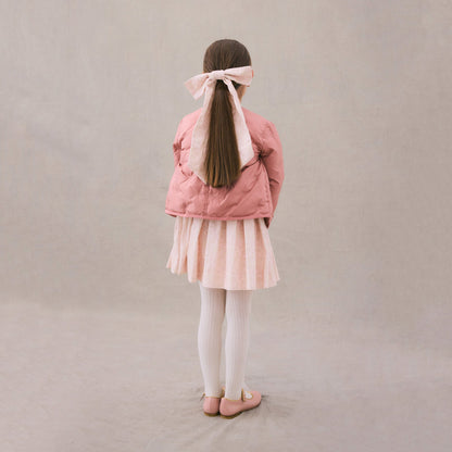 女童粉色棉服