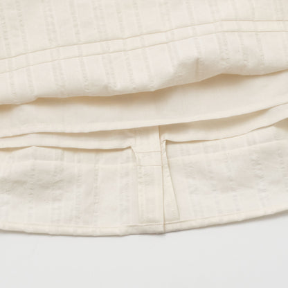 女童白色棉连衣裙